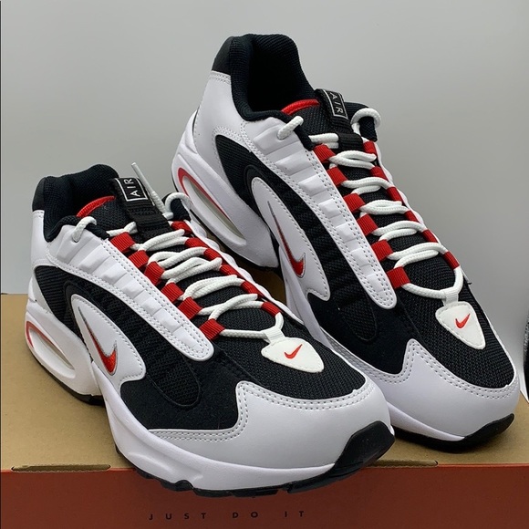 NIKE AIR MAX TRIAX White/University Red-Black men’ - Picture 12 of 16